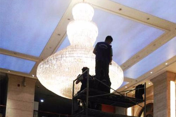 水晶灯清洗